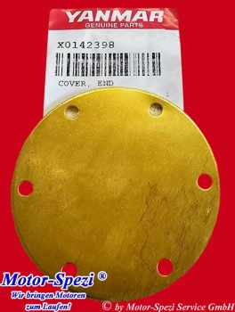 Yanmar Deckel für Seewasserpumpe 3HM, 3HM35, original X0142398